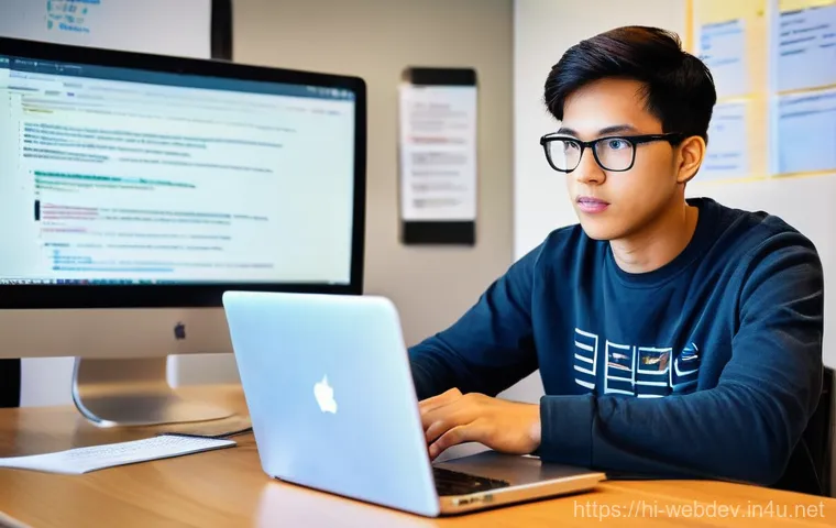 웹개발자 자격증 취득 계획 - **Prompt 1: The Aspiring Web Developer's Journey**
"A young adult, of ambiguous gender, is seate...