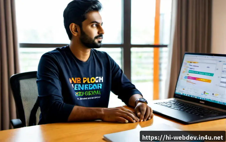 웹개발자 연봉 협상 - Photorealistic Indian web developer in a neat modern office negotiating salary with a professional h...